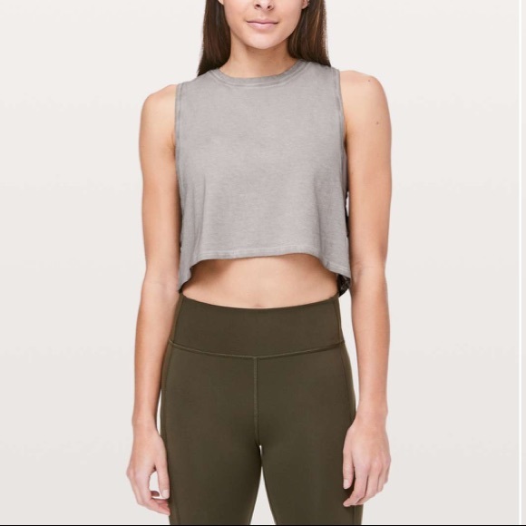 lululemon athletica Tops - NWT Lululemon Muscle Love Crop Tank *Fade Washed